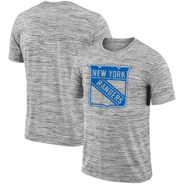 New York Rangers 2018 Heathered Black Sideline Legend Velocity Travel Performance T-Shirt,We sell and wholesale New York Rangers 2018 Heathered Black Sideline Legend Velocity Travel Performance T-Shirt on line form chian!